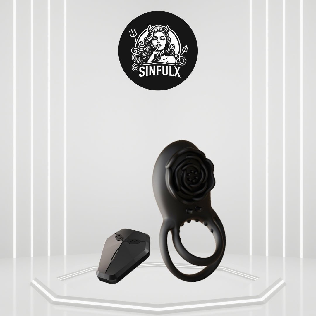Anneau pénien vibrant SilkOasis et stimulateur clitoridien