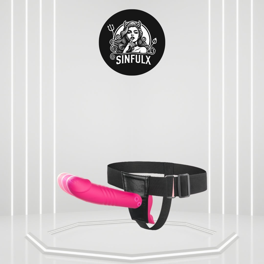 MysticRush Strap-On Thrusting & Vibrating Dildo