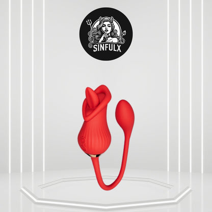 TeaseDrop Tongue Licking Egg Vibrator