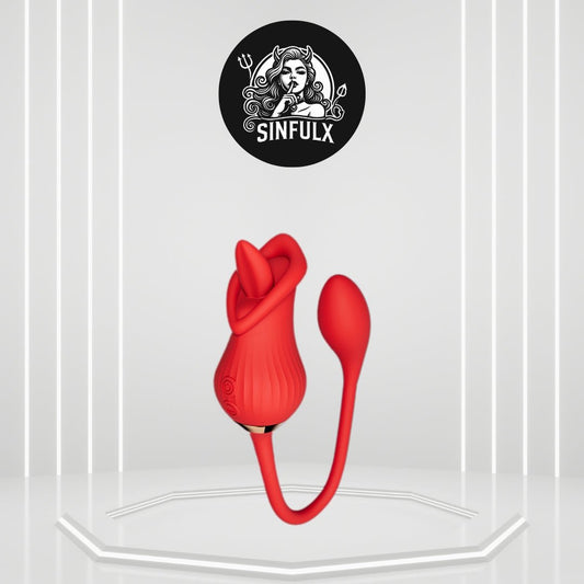 Vibrador de huevo TeaseDrop con lengüeta lameora