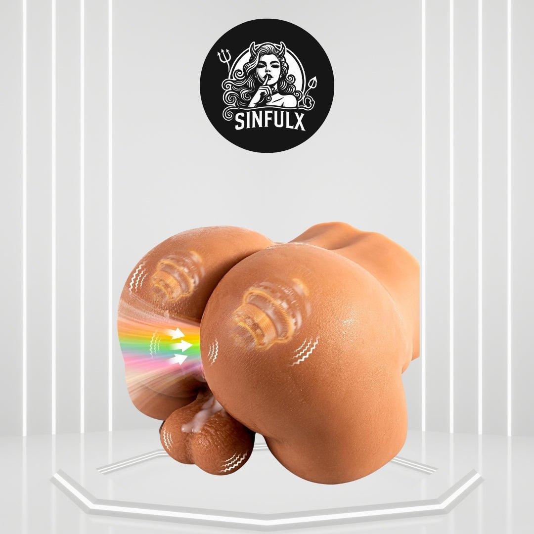 PeepTremor Vibrating 10lbs Anus & Testicles Sex Doll