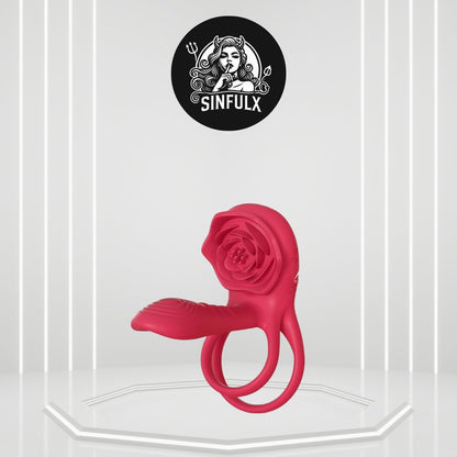 Anillo vibrador para pene y estimulador de clítoris MechaGlide