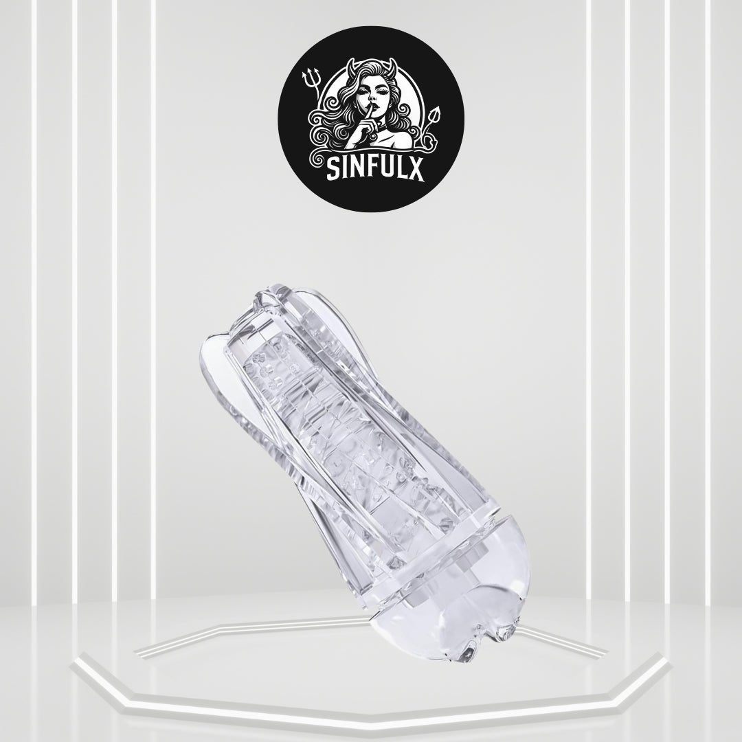 ClearGrip Espiral Succión Stroker Transparente