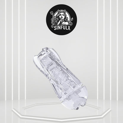 ClearGrip Espiral Succión Stroker Transparente