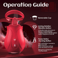 VelmoraR AI Rose Vibrator 7 Suction 10 Licking Modes