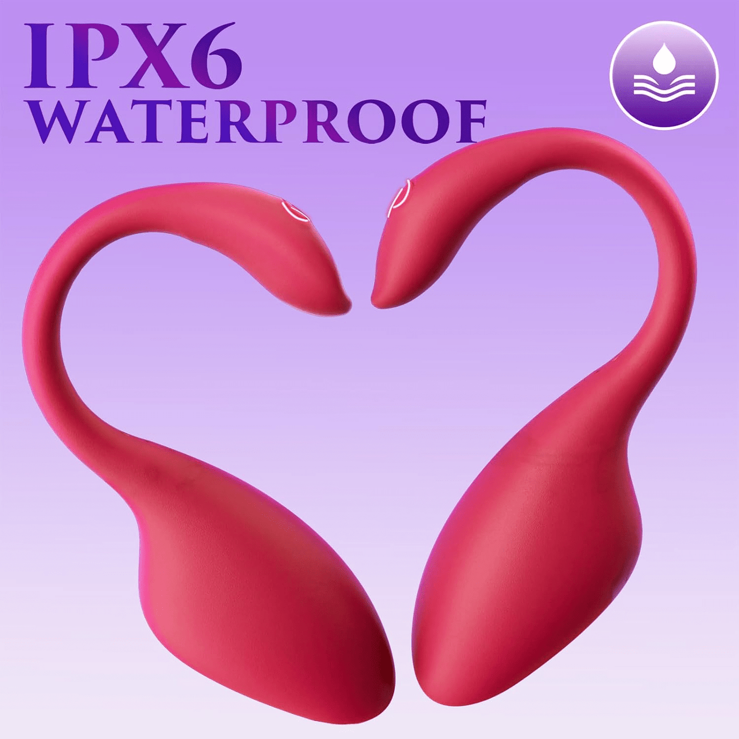 SwaniX AI Vibrador Corporal con 9 Modos y Control por Aplicación