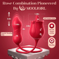 RoselleX AI Rose Vibrador de Impulso 9 Lamidas 9 Impulsos