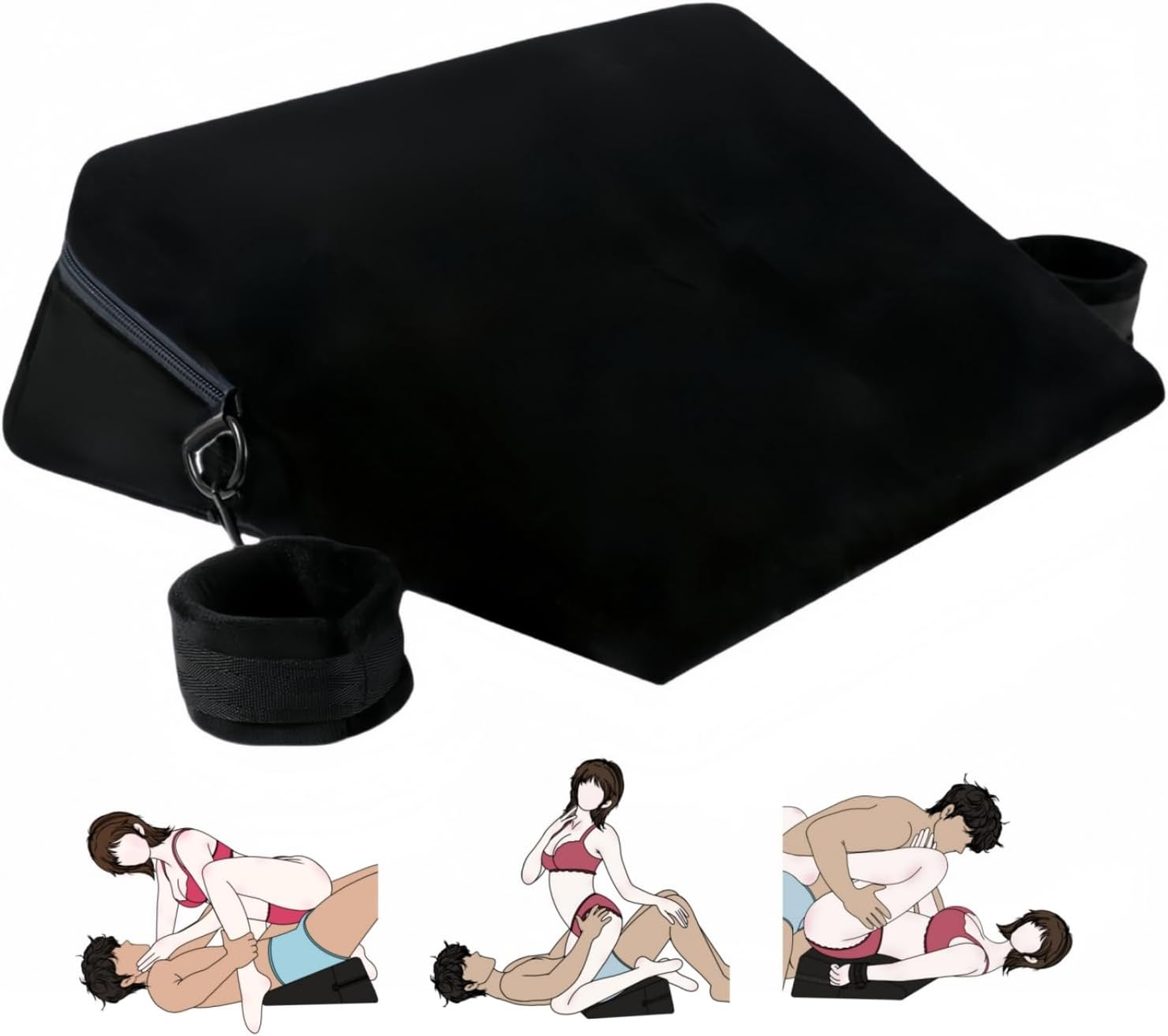 Almohada de espuma de posicionamiento VelvaBond con soporte para las manos