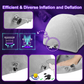 Almohada inflable BDSM DominaLift con soporte para dildo y esposas