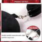 Arnés BDSM VelvetTorque con soporte para el cuello y puños