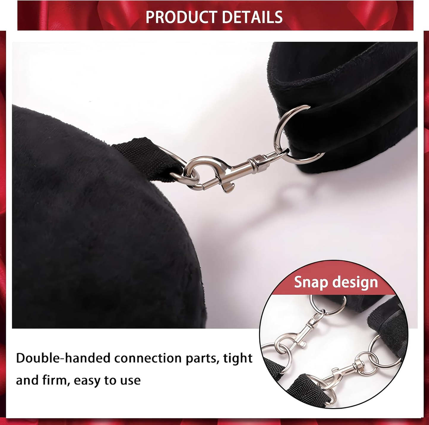 Arnés BDSM VelvetTorque con soporte para el cuello y puños