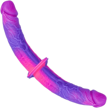 TwinPop Dildo de doble extremo de 14" con ventosa de silicona