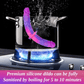 TwinPop Dildo de doble extremo de 14" con ventosa de silicona