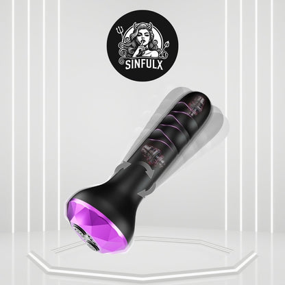 Masajeador de próstata vibratorio giratorio DualSpin