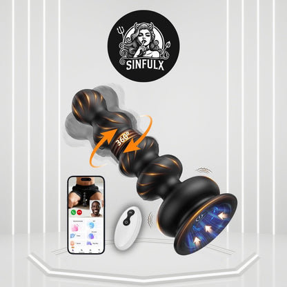 Masajeador de próstata con bolas anales ThrustSense