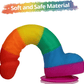 PrismCore 9.3” Rainbow Silicone Dildo Suction Cup G-Spot