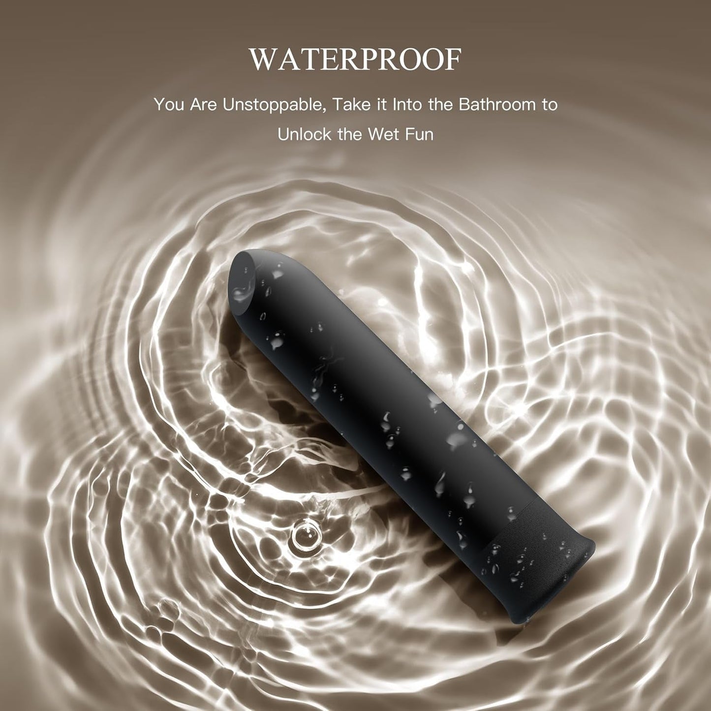 Vibrador EdgePoint Bala Punta en Ángulo 10 Modos Impermeable USB