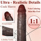 RealSkin Realistic Penis Sleeve 8.3” Silicone Extender Ring