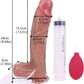 Dildo eyaculador de silicona JetStream de 9.4” con ventosa