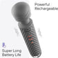 PrismWave Vibrador Varita 20 Patrones 8 Velocidades Recargable