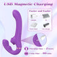 VeloraSync Strapless Strap On Double Ended Vibrator