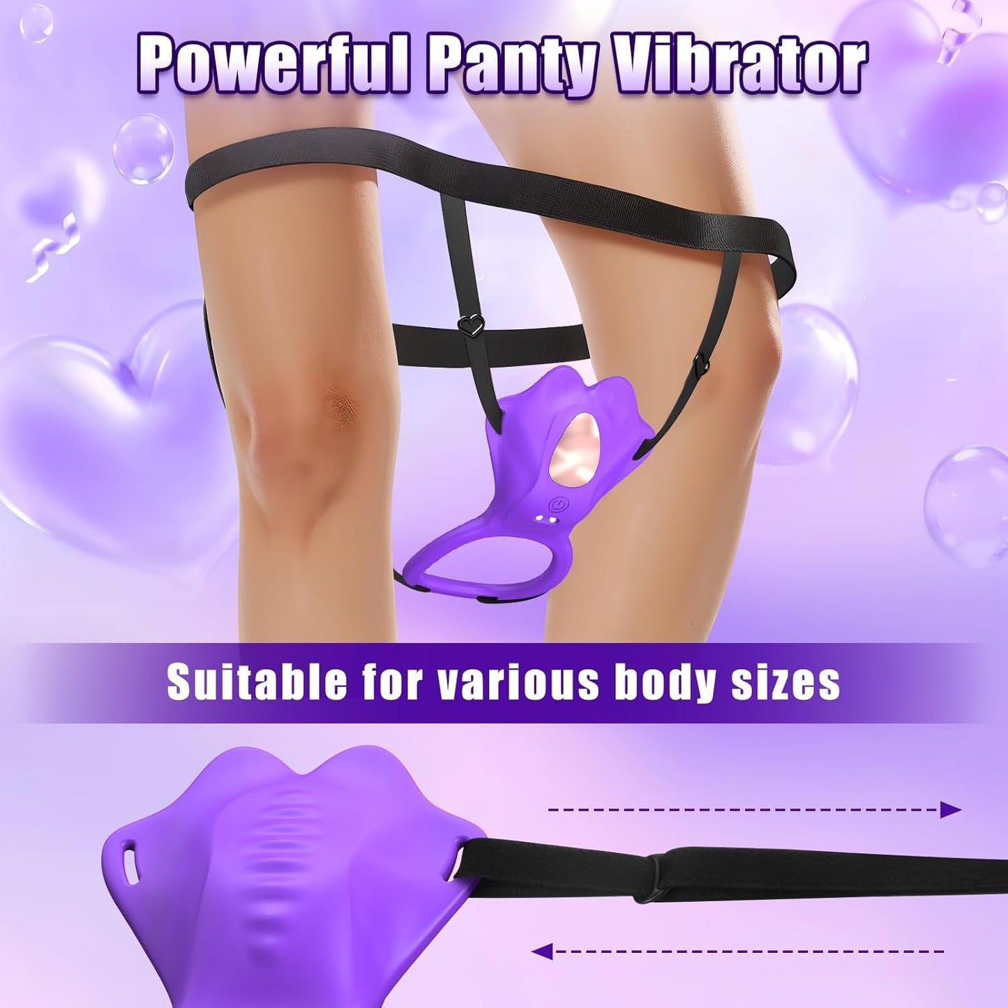 Anillo para el pene y estimulador de clítoris a distancia SyncEase Wearable 10 modos
