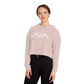Sudadera con capucha corta UA elegante para mujer