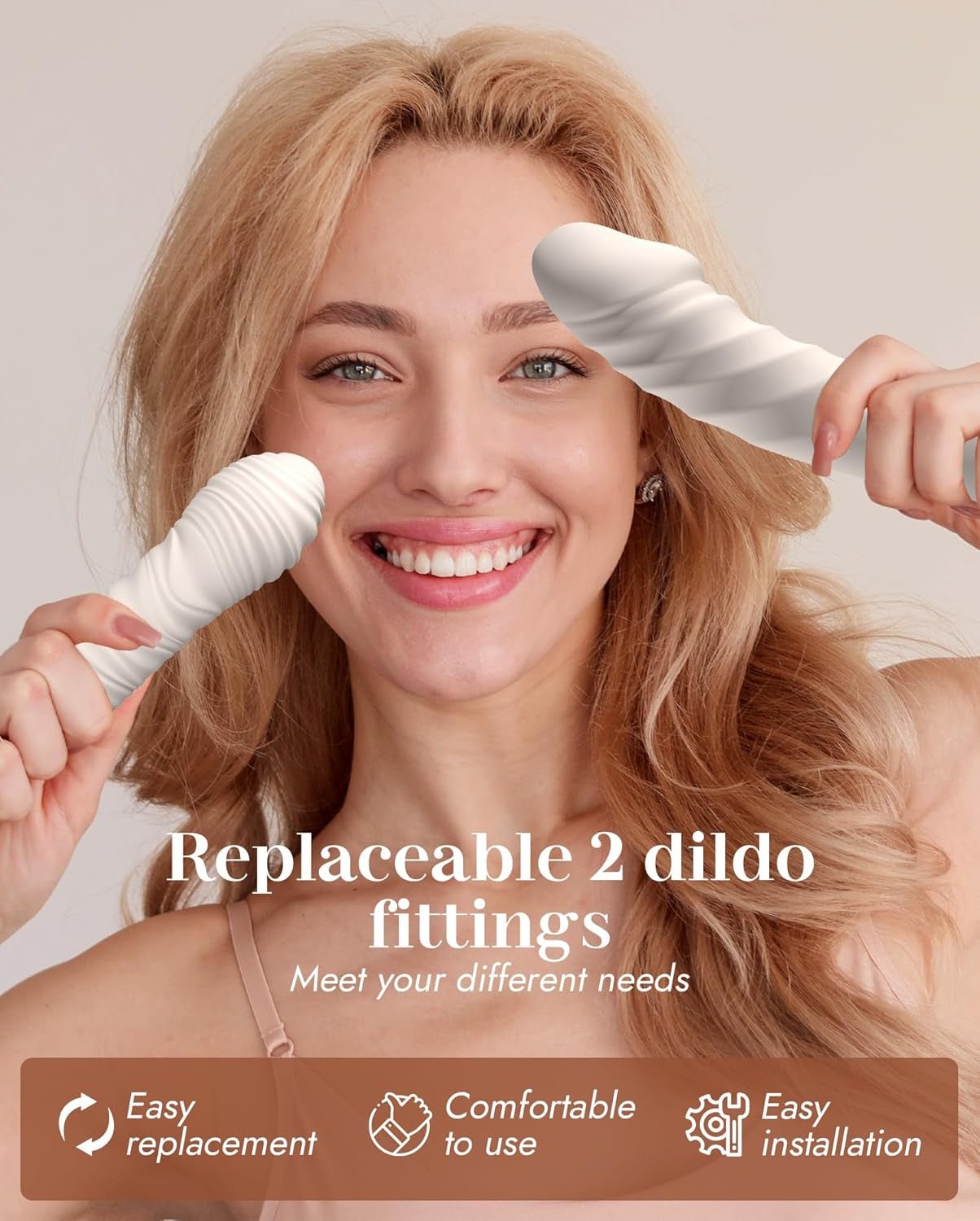 Dildo DualRide de doble cabeza con control remoto