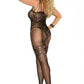 Plus Size Crochet and Net Bodystocking