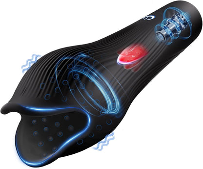TongueWrap Licking Vibrator Trainer Sleeve 10 Modes