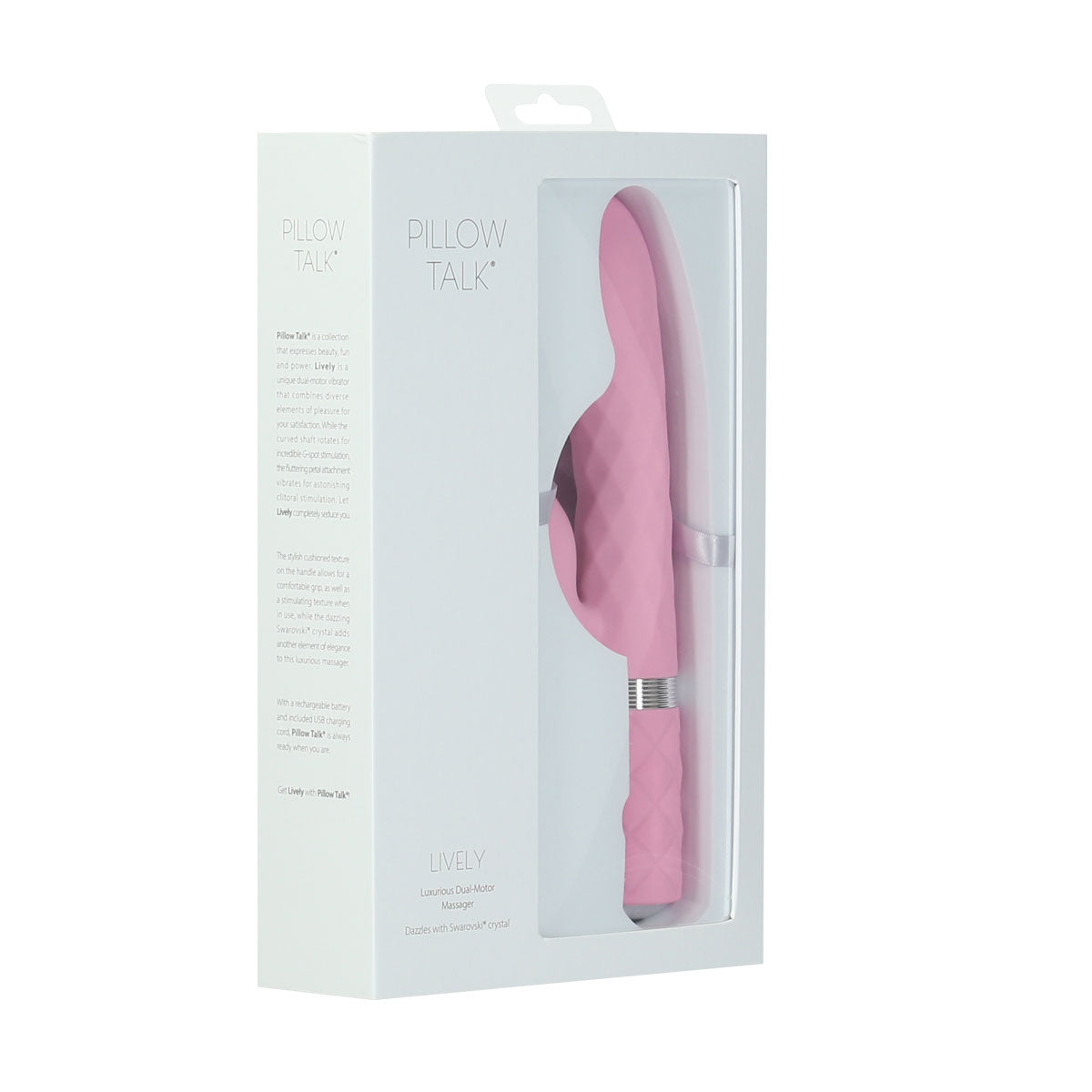 Vibromasseur Pillow Talk Lively Rabbit - Rose