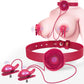 ScarletChain BDSM Nipple Clamp Choker Vibrator 10 Modes