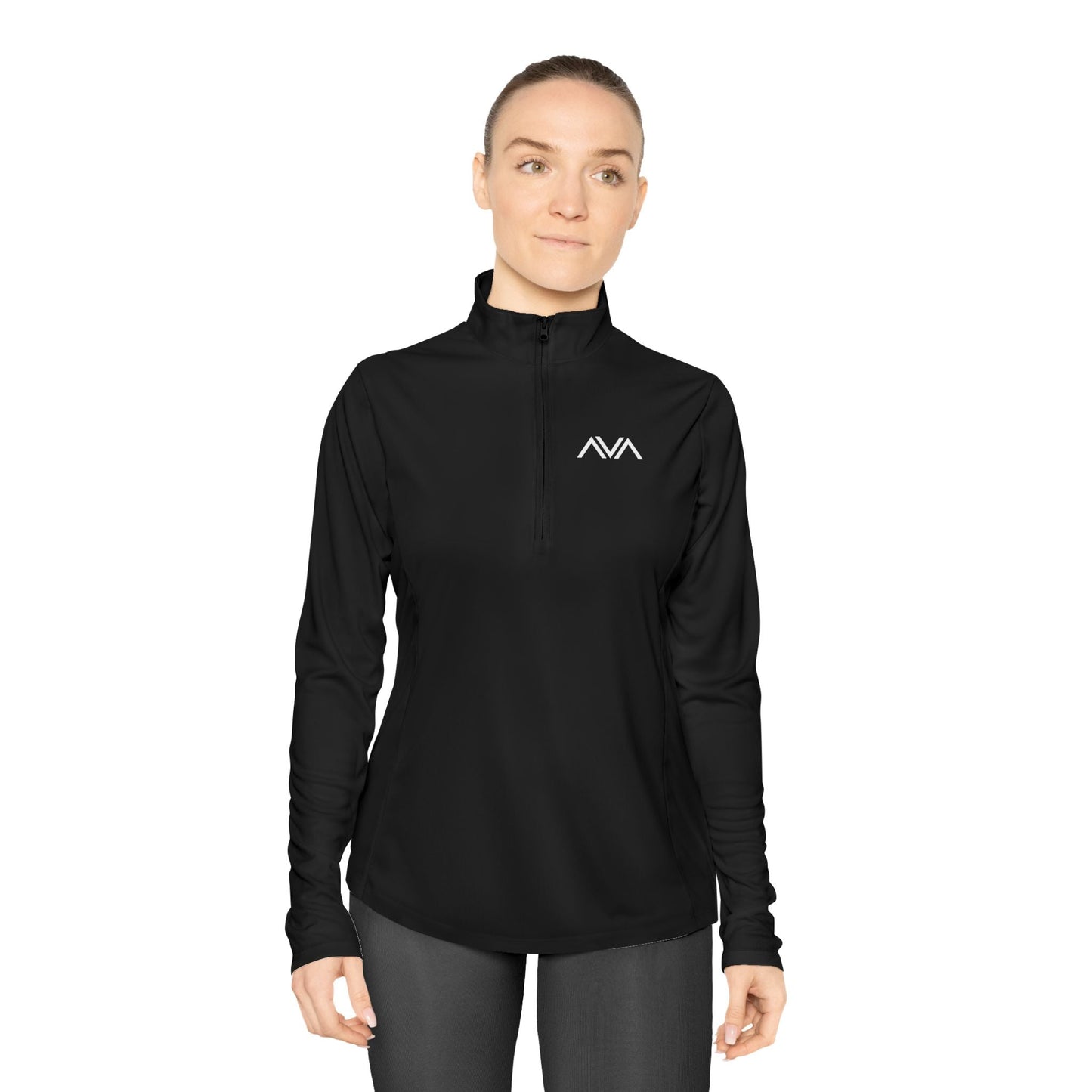 Sudadera con cremallera corta para mujer AE