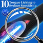 HexaTongue Tongue Vibrator Sleeve 10 Modes Trainer