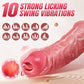 Vibrador para pene TongueDrive con 10 modos y control remoto