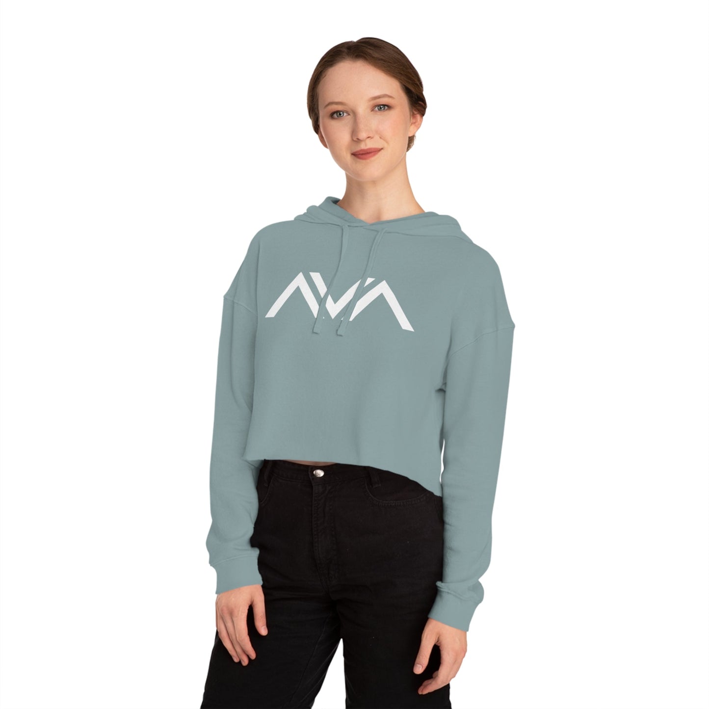 Sudadera con capucha corta UA elegante para mujer