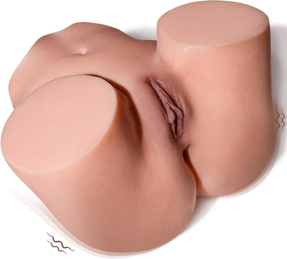 VantaPulseX 25LB Torso de Muñeca Sexual Vibratoria | Canales Dobles Profundos