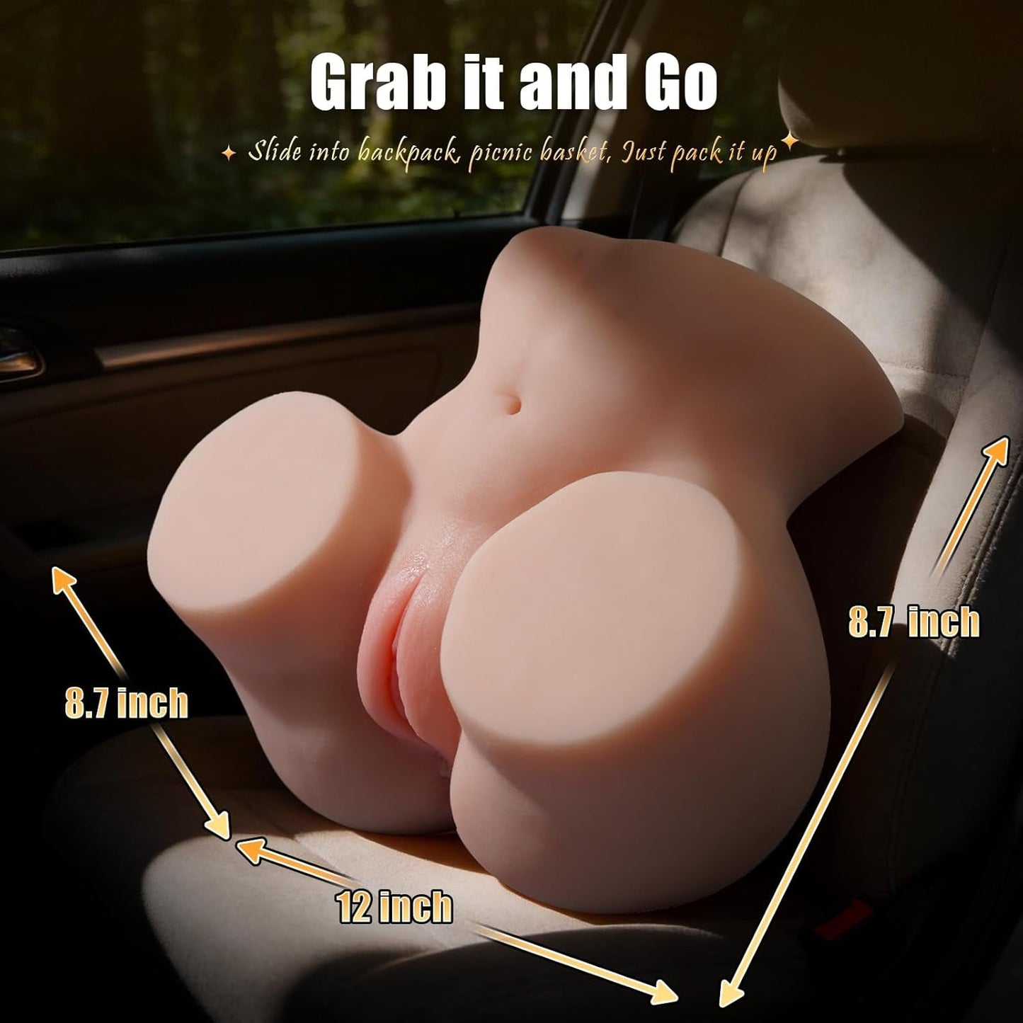 AeroGripX Realistic 7.8LB Dual Channel Stroker Sex Doll