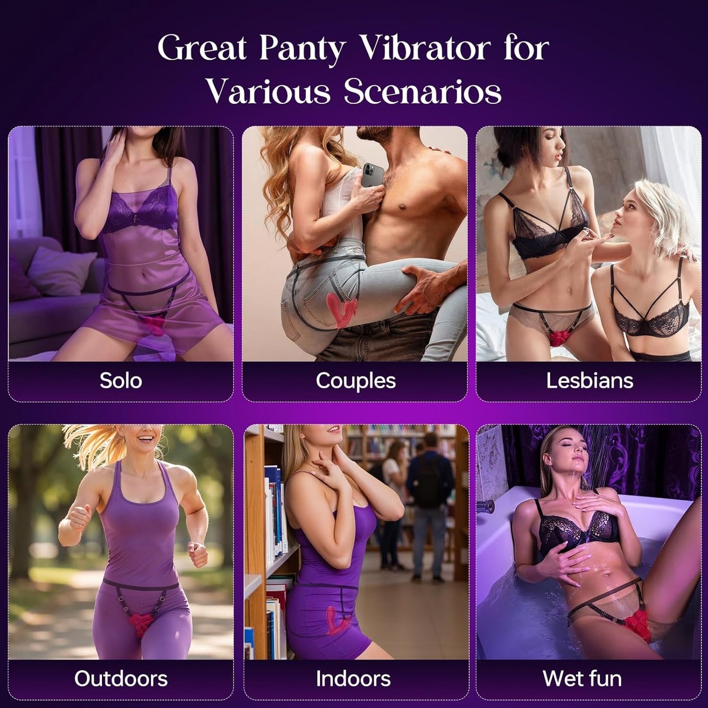 Vibrador bragas control remoto ShadowSync APP con dildo de punto G