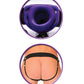 Fetish Fantasy for Him or Her Vibrating Hollow Strap-On Purple