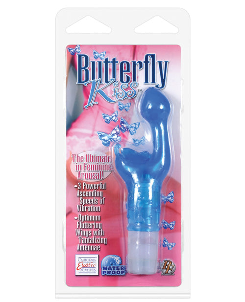 Baiser papillon - Bleu