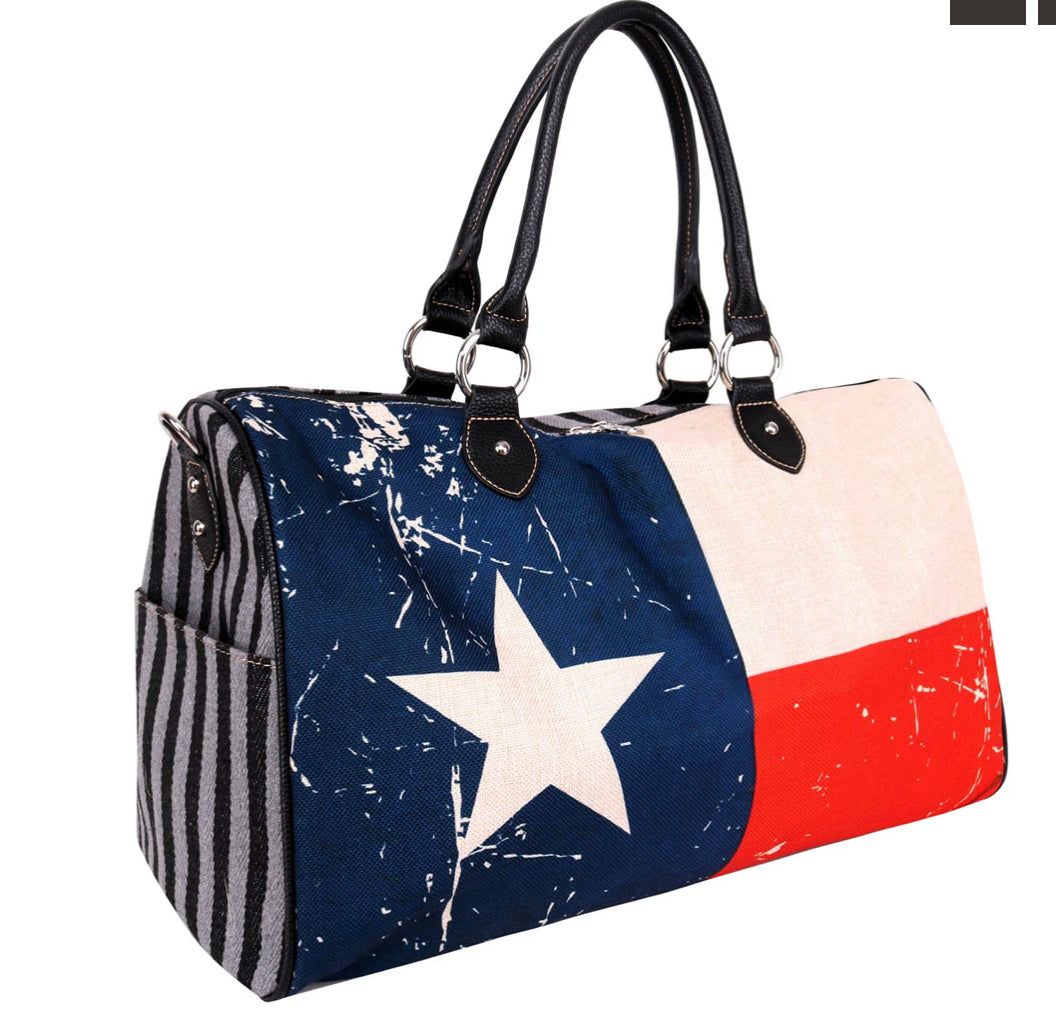 Sac de voyage en toile drapeau du Texas