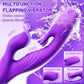 LickPulseX Tongue Rabbit Vibrator 10 Modes Flapping Waterproof