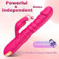 BlushAura Rose Thrusting Rabbit Vibrator 3 Thrust 10 Modes
