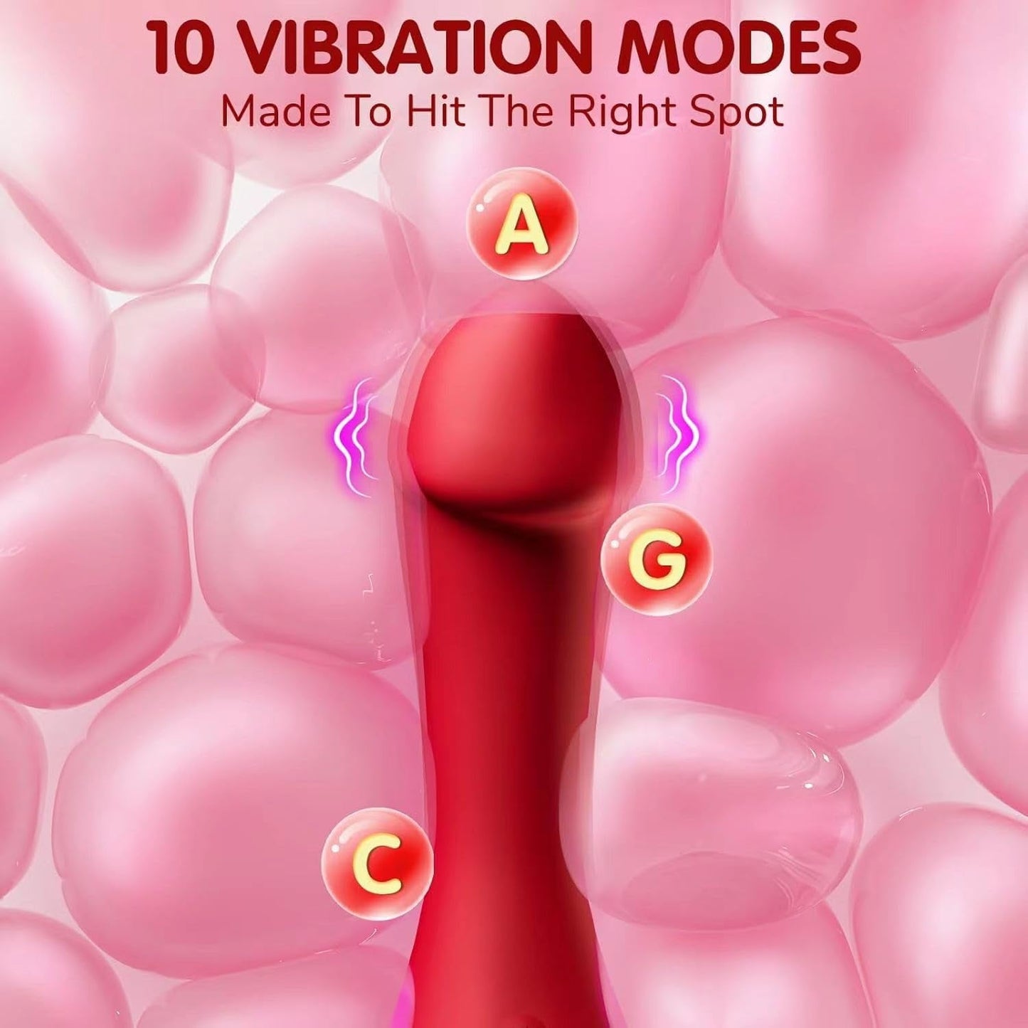VelixaMouth Vibrador de lengua 20 modos, juguete estimulador de clítoris
