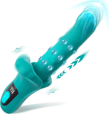 Vibrador de empuje RosePulse con 9×9 modos