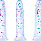 ConfettiLite 6” Slim Silicone Dildo Beginner Suction Cup