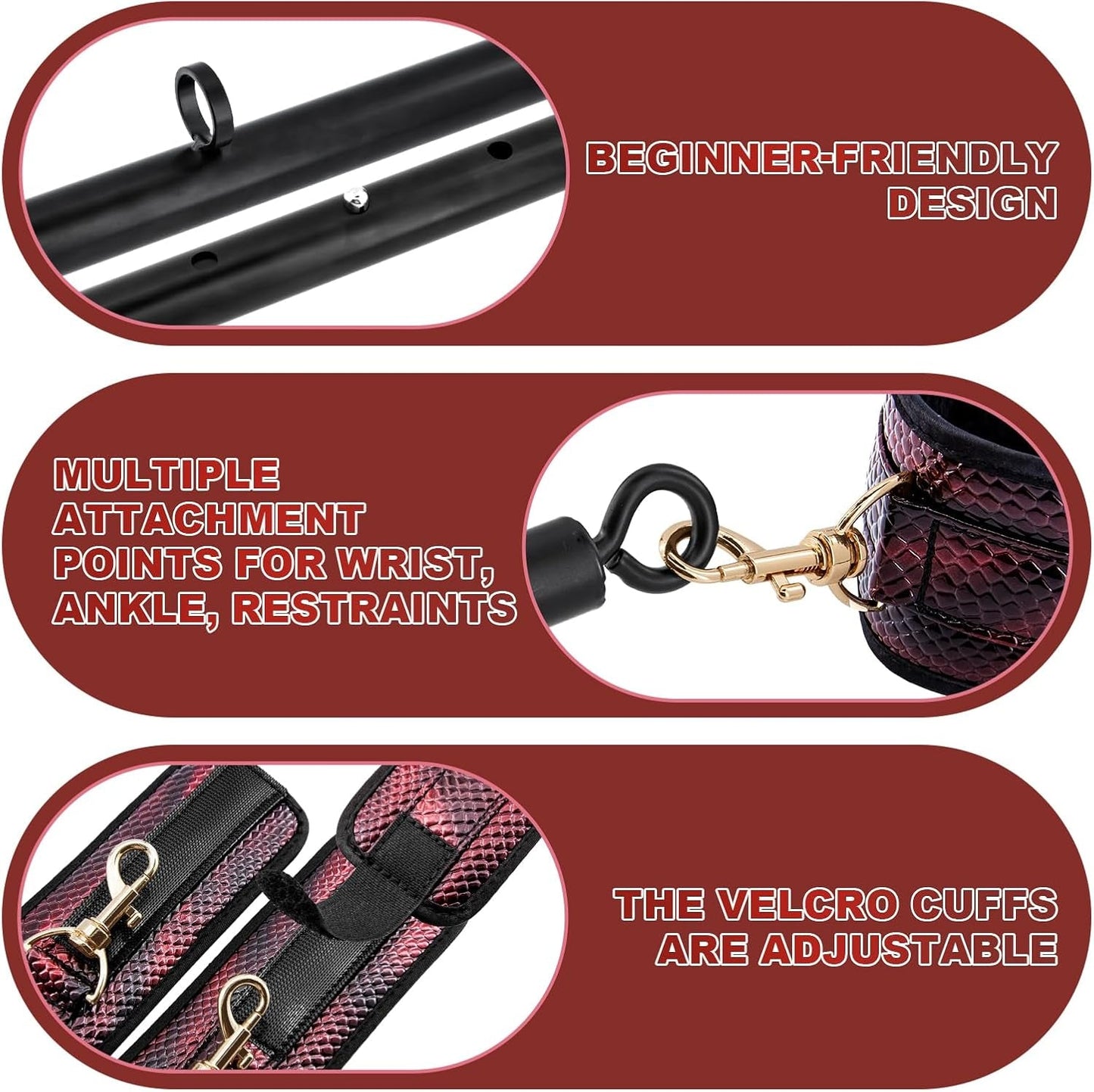 FlexLink Adjustable Leg Spreader Bar Kit
