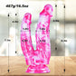 SweetDual 8” Double-Ended Dildo Suction Cup Silicone Toy