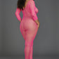 Plus Size Fishnet Bodystocking